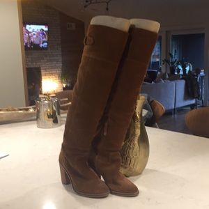 Dolce Vita suede over knee boots